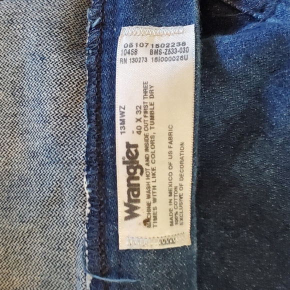 Wrangler Jeans 40x32 - Picture 3 of 4